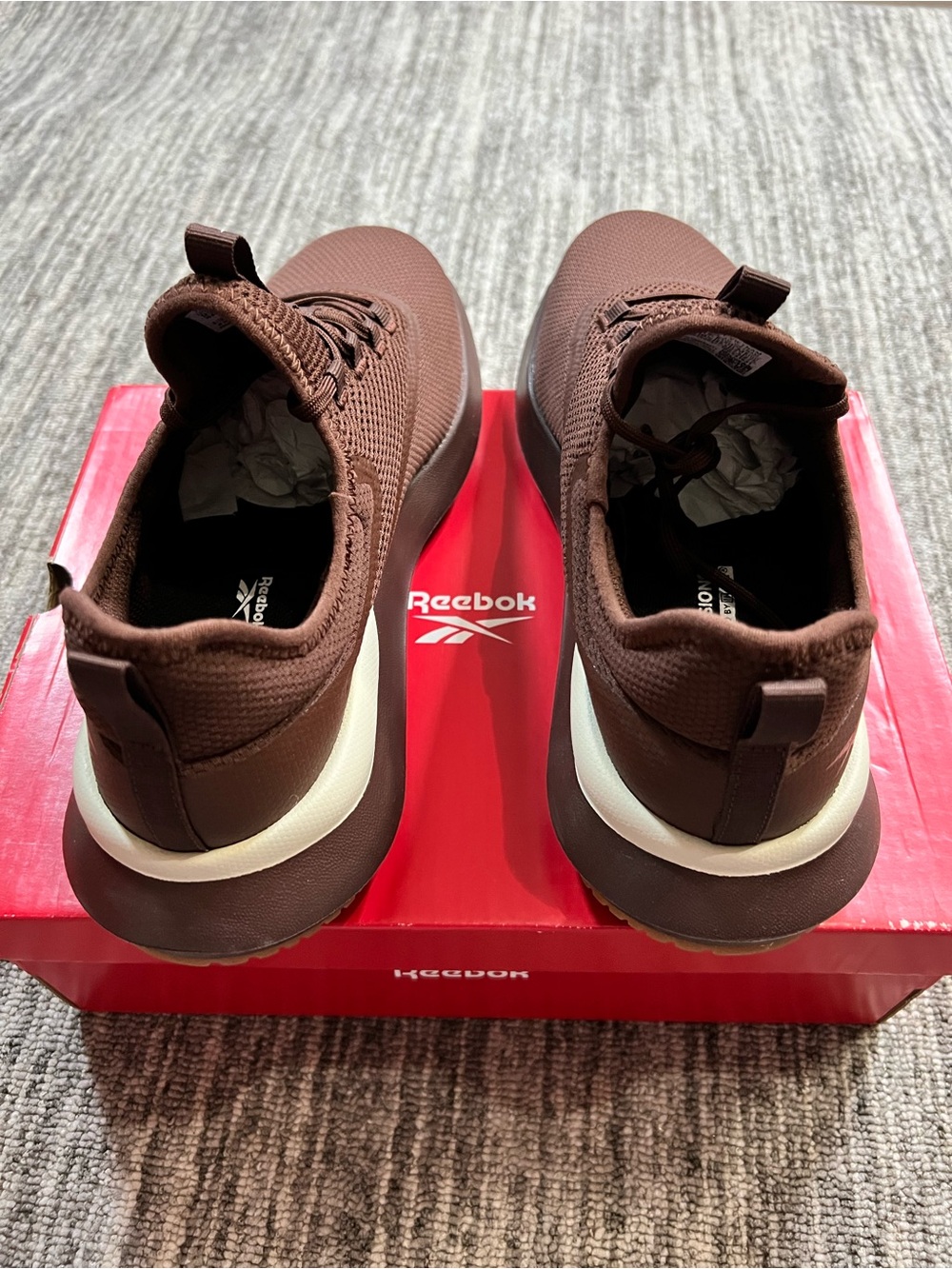 Reebok Running Sneakers GI 2620 Marroni Size 9.5 - Picture 5 of 10